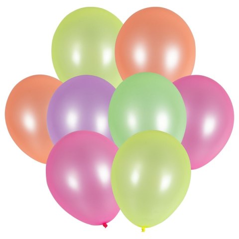 Balon gumowy neon duże (8 szt.) mix 250mm Arpex (KB8961)