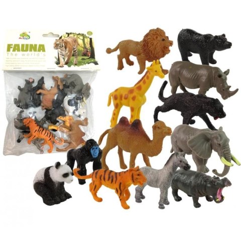 Figurka ZWIERZĘTA DZIKIE ZOO 12 SZTUK Trifox (A-0958)