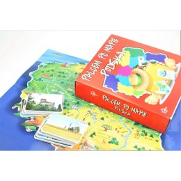 Gra planszowa Palcem po mapie Polska Abino (4183718)