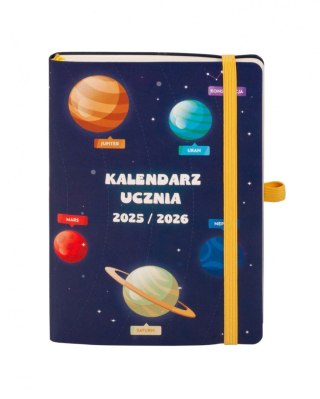 Kalendarz książkowy (terminarz) UCZNIA KOSMOS B6 Antra (2025/2026)