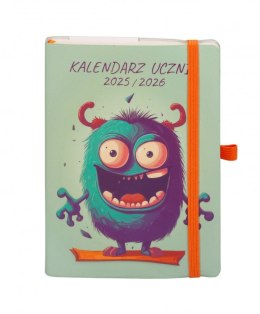 Kalendarz książkowy (terminarz) UCZNIA POTWOREK B6 Antra (2025/2026)