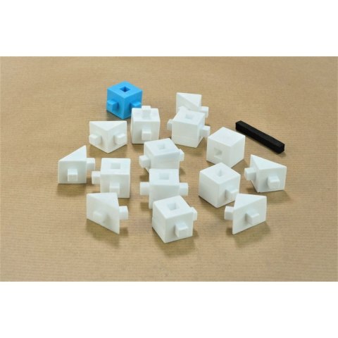 Klocki plastikowe KUBIKI FROSTY Abino