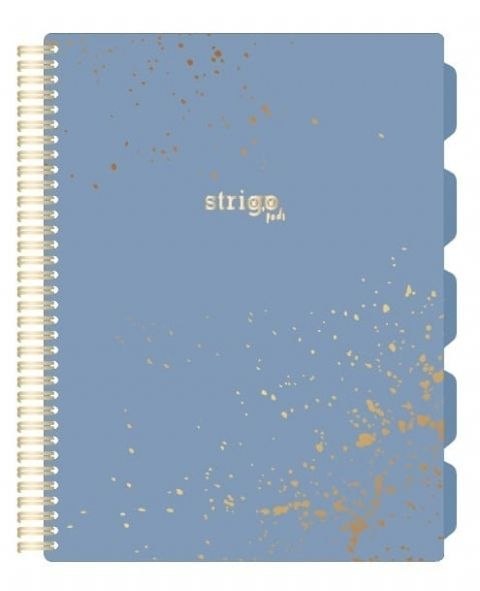 Kołozeszyt (kołonotatnik) MARMUR PASTELOWY A4 100k. 80g krata Strigo (PADS028)