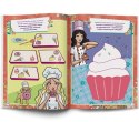 Książeczka edukacyjna Barbie™. 100 Brokatowych Naklejek Ameet (NB 1101)