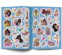 Książeczka edukacyjna Barbie™. 100 Brokatowych Naklejek Ameet (NB 1101)