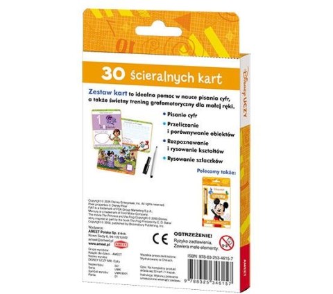 Książeczka edukacyjna Disney Uczy. Cyfry. Karty Ameet (UMK 9301)