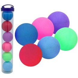 Piłka do tenisa stołowego kolorowa 6szt. Trifox (A-1117)