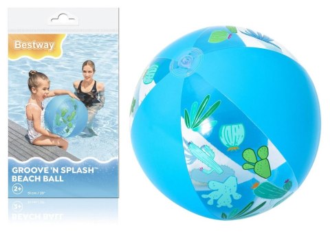 Piłka plażowa niebieska PVC PCW śr. 510mm Best Way (21415)