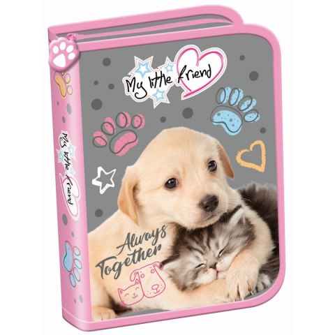 Piórnik MY LITTLE FRIEND KOT/pies piórnik St.Right (PC-03)