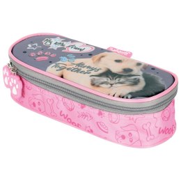 Piórnik MY LITTLE FRIEND KOT/pies saszetka St.Right (PC-01)