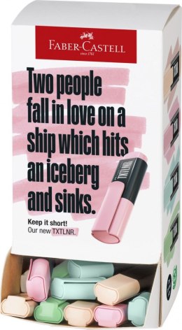 Zakreślacz Display mini txtlnr pastel 60 szt Faber Castell (154201 FC)