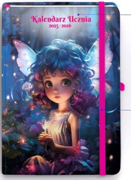 Kalendarz książkowy (terminarz) UCZNIA ELF A6 Antra (2025/2026)
