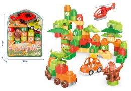 Klocki konstrukcyjne dino 49 el. Lean (23504)