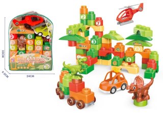 Klocki konstrukcyjne dino 49 el. Lean (23504)