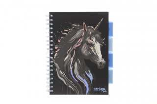 Kołozeszyt (kołonotatnik) PROJECT BOOK UNICORN B5 100k. 80g krata Strigo (PADS022)