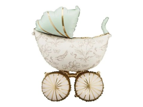 Balon foliowy Wózek, 67x96 cm Partydeco (FB292)