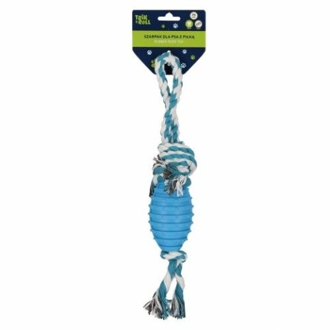 Gadżet Zabawka dla psa Szarpak 34 cm z piłką Trik Roll (560876)