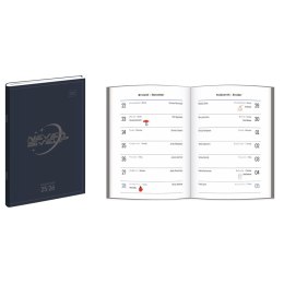 Kalendarz książkowy (terminarz) SIMPLE 48 STRON B6 Interdruk (ZESZYTOWY)