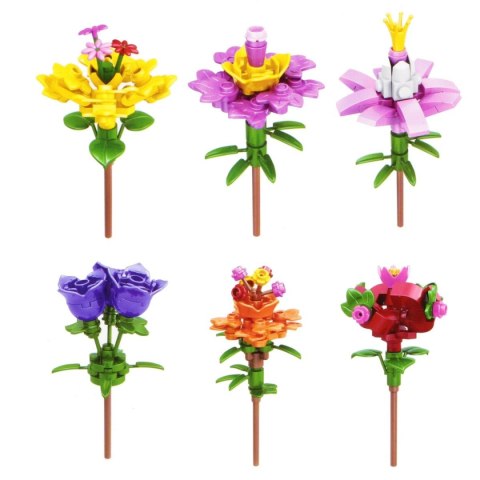 Klocki konstrukcyjne 20-29 elementów Kwiat Mega Creative (553367)