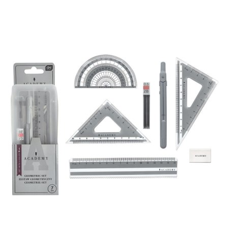 Komplet geometryczny SMART 7 elemantów 7 el. Academy