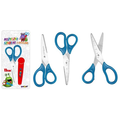 Nożyczki z zatyczką 13cm Fun&Joy (FJ6850C)