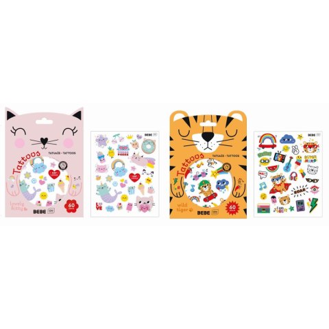 Tatuaż BEBE FRIENDS 50 szt Bebe