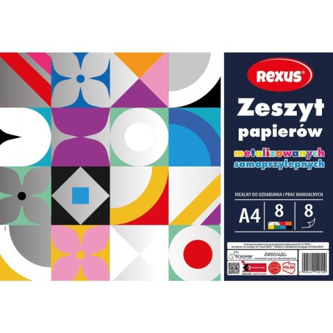 Zeszyt papierów kolorowych metalizowanych A4 Beniamin (2129)