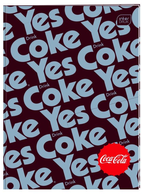 Zeszyt tematyczny COCA COLA HYBRID A6 32k. 70g krata Interdruk (do słówek)