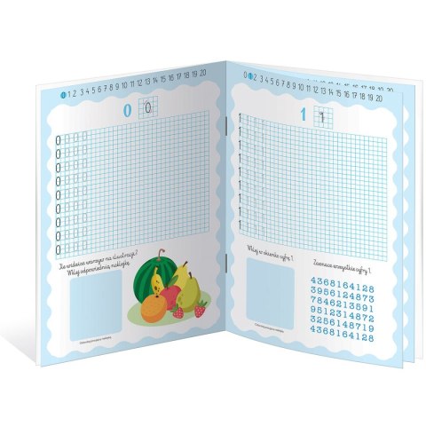 Kolorowanka cyfry+zadania Interdruk