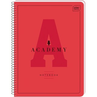 Kołozeszyt (kołonotatnik) Academy Hybrid A4+ 80k. 90g linia Interdruk