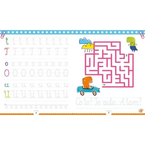 Książka dla dzieci Kaligrafia. Uczę się ładnie pisać. Piszę i zmazuję. Aksjomat