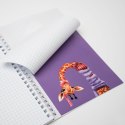 Notes (notatnik) zyrafa A4 80k. krata Narcissus