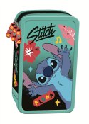 Piórnik STITCH MINT ALOHA POTRÓJNY St.Majewski (z wyposażnieniem)