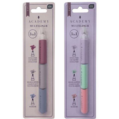 Zestaw piśmienniczy Academy Interdruk