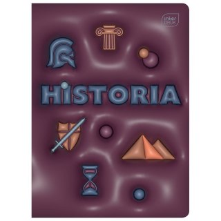 Zeszyt tematyczny HYBRID HISTORIA A5 60k. 70g krata Interdruk (+pigułka wiedzy)