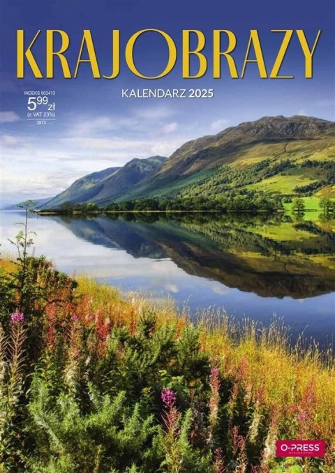 Kalendarz ścienny A4 KRAJOBRAZY A4 x 300mm Press (5904830713435)