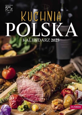Kalendarz ścienny A4 KWIATY A4 x 300mm Press (5904830713466)