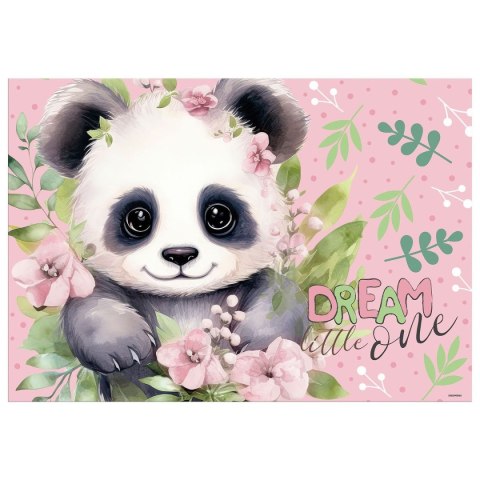 Podkład na biurko Panda mix nadruk tektura pokryta folią Derform (POPA10)