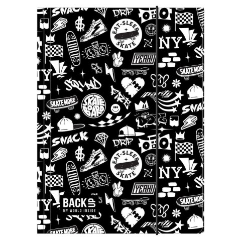 Teczka kartonowa na gumkę A4 mix Derform (TGA4B7A57)