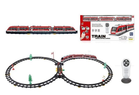 Kolejka sterowana, na podczerwień, 51 części, światło, dźwięk Adar (539426)