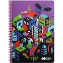 Kołozeszyt (kołonotatnik) A4 80k. krata Happy Color (HA 4742 2030-ME1)