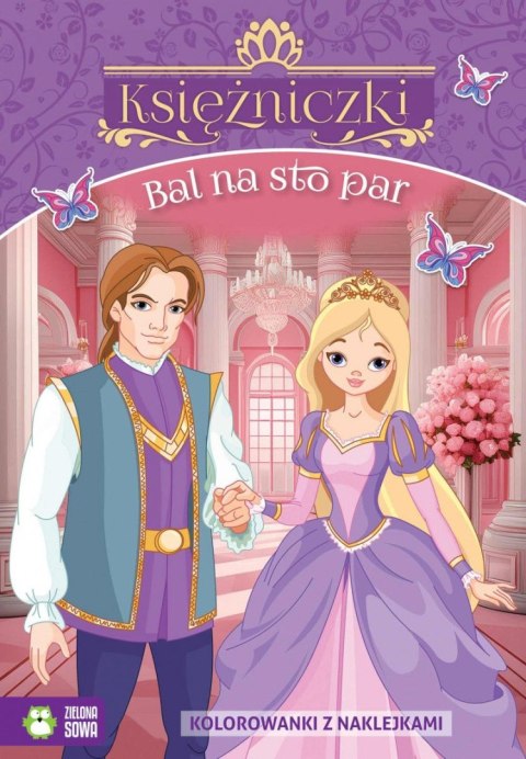 Książeczka edukacyjna Księżniczki. Bal na sto par Zielona Sowa