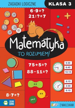 Książeczka edukacyjna Mądra główka. Dodawanie i odejmowanie Zielona Sowa