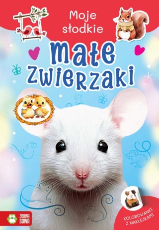 Książeczka edukacyjna Moje słodkie zwierzaki. Małe zwierzaki Zielona Sowa