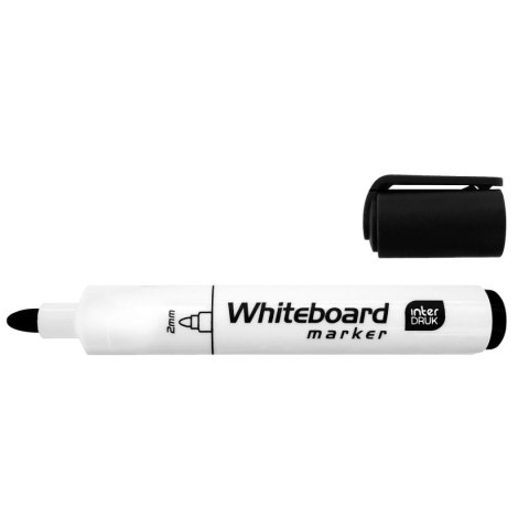 Marker suchościeralny wkład czarny 2,0mm okrągła końcówka Interdruk (IMARTABCZA)