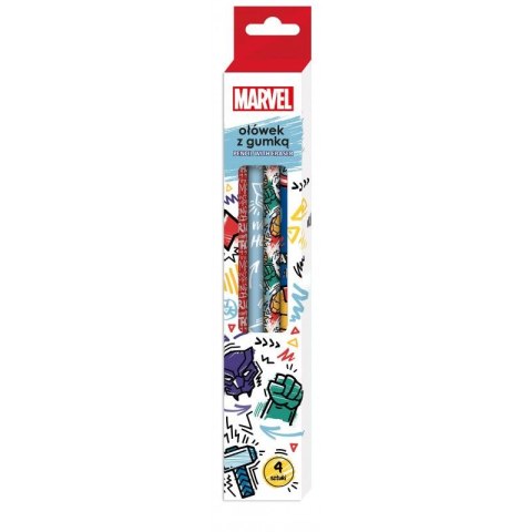 Ołówek AVENGERS z gumką HB (nd) (114137)