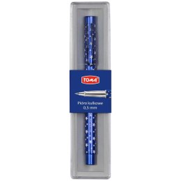 Pióro kulkowe w gwiazdki wkład niebieskie Toma (TO-828)