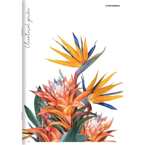 Zeszyt FLOWERS A5 60k. 70g linia Top 2000 (400169420)