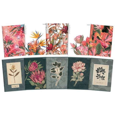 Zeszyt FLOWERS A5 60k. 70g linia Top 2000 (400169420)