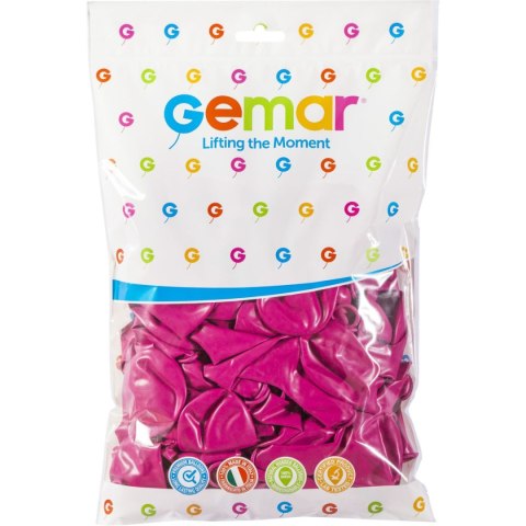 Balon gumowy różowy ciemny 12cal Godan (G110/07)